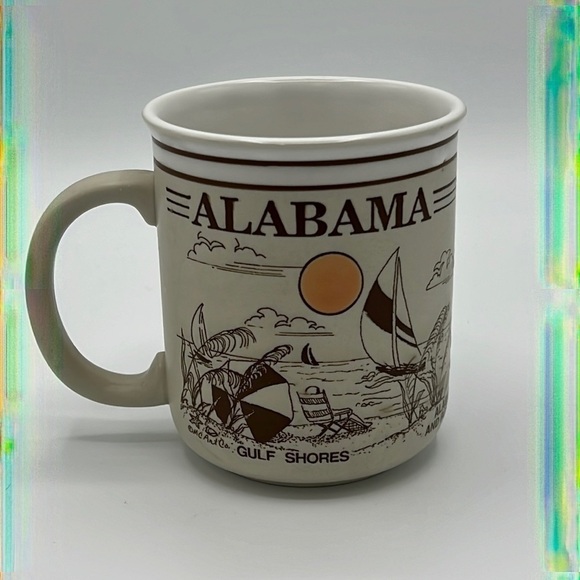 ALABAMA VISITOR VINTAGE MUG - Picture 1 of 6
